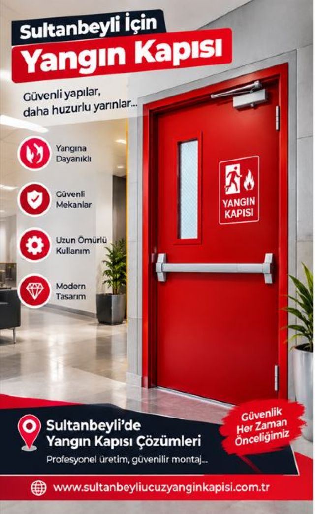 Sultanbeyli Fırınlar İçin Yangın Kapısı | Yangın Kapısı Satışı