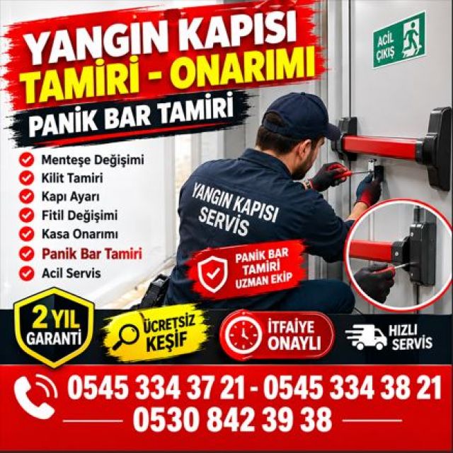 Sultanbeyli Yangın Kapısı Tamiri | Ekonomik Bakım ve Teknik Servis